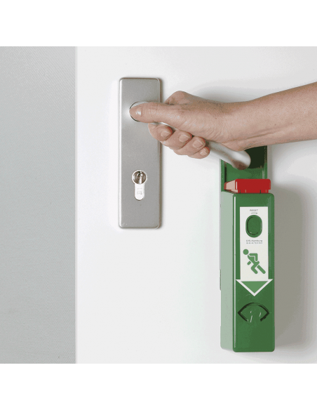 Montageplaat voor glazen deuren