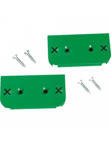 Reserve-onderplaat voor Hoes voor Nooddeurklink, groen, 2/VE