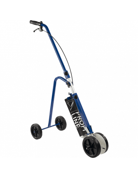 Lijnentrekker Profi Line met vier wielen om lange afstanden te belijnen