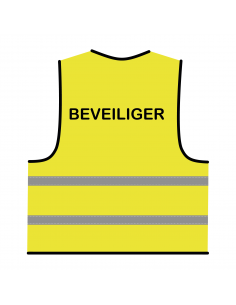 Beveiliger hesje geel