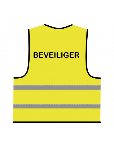 Beveiliger hesje geel