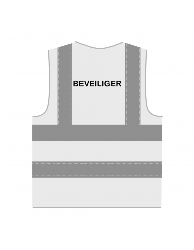Beveiliger hesje RWS wit