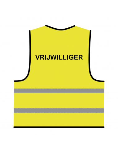 Vrijwilliger hesje geel
