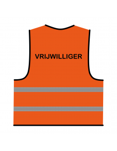 Vrijwilliger hesje oranje