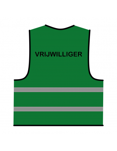 Vrijwilliger hesje groen