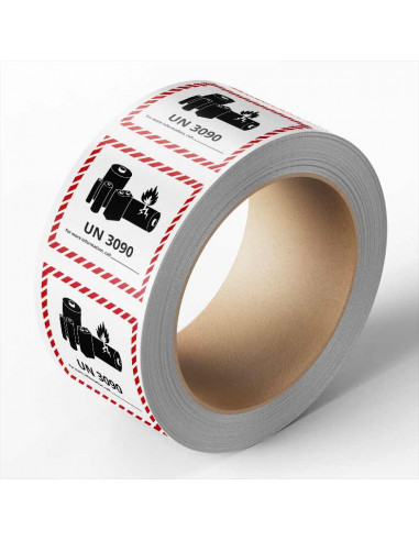 Sticker Lithium-lon UN3090 op rol