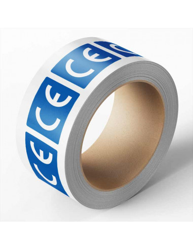 CE-label, rechthoekig of ovaal, 500 stickers per rol