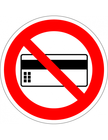 Pasjes verboden bord, kunststof, rood wit, pictogram verboden voor pasjes, rond