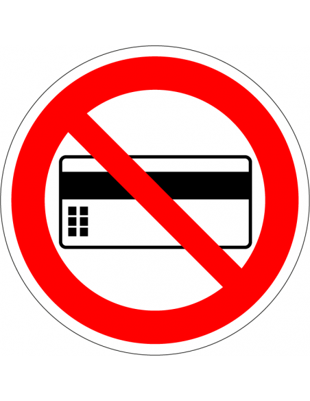 Pasjes verboden bord, kunststof, rood wit, pictogram verboden voor pasjes, rond