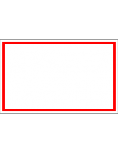 Blanco bord, kunststof