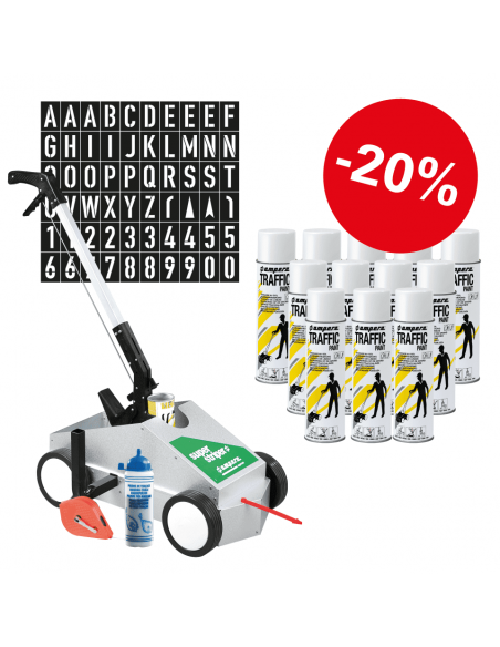 Parkeerplaatsmarkeringsset Basic