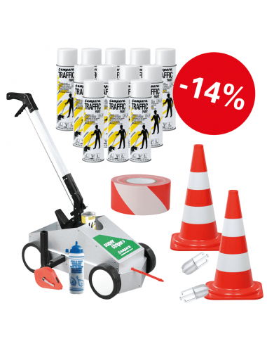 Parkeerplaats markering set safety medi