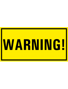 Warning sticker kopen? Bestel direct online!