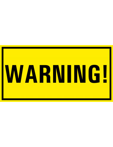 Warning sticker kopen? Bestel direct online!