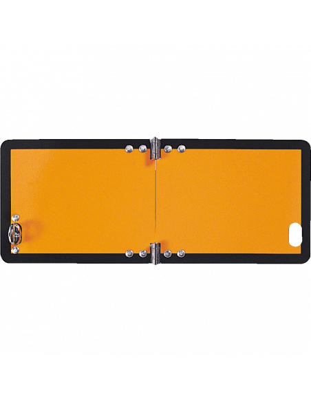 Inklapbaar gevaarlijke stoffen bord, aluminium