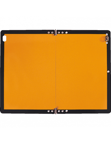 Inklapbaar gevaarlijke stoffen bord, plaatstaal