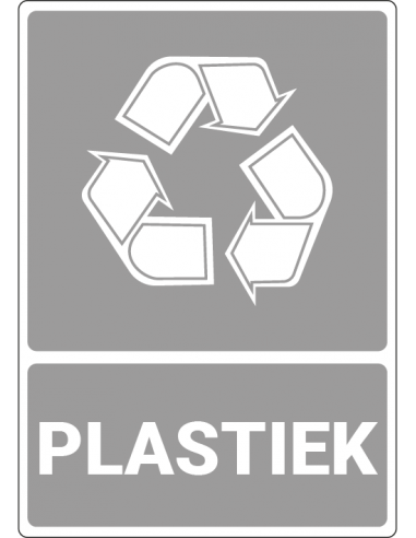Afvalsticker plastiek kopen?