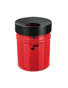 Vuilnisbak FIRE EX, voor wandmontage, gemakkelijk te legen