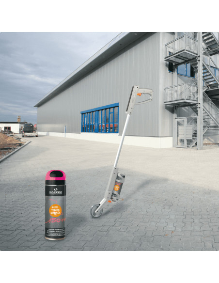 Soppec Tempo Marker tijdelijke markeerverf, roze, 500 ml