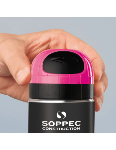 Soppec Tempo TP tijdelijke markeerverf, roze, 500 ml