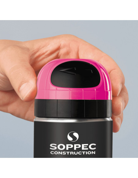 Soppec Tempo TP tijdelijke markeerverf, roze, 500 ml