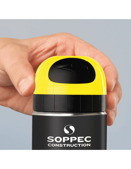 Soppec Tempo TP tijdelijke markeerverf, geel, 500 ml