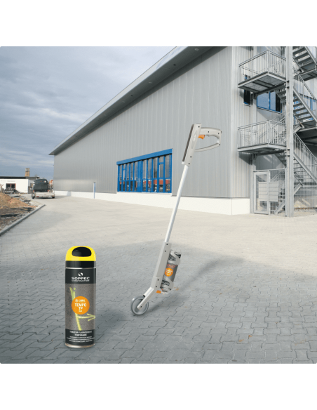 Soppec Tempo TP tijdelijke markeerverf, wit, 500 ml