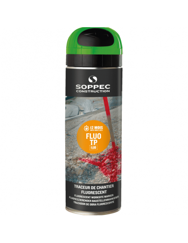Soppec Fluo TP fluorescerende markeerverf, groen, 500 ml