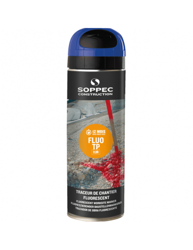 Soppec Fluo TP fluorescerende markeerverf, blauw, 500 ml