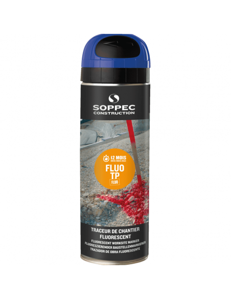Soppec Fluo TP fluorescerende markeerverf, blauw, 500 ml