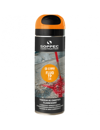 Soppec Fluo TP fluorescerende markeerverf, oranje, 500 ml