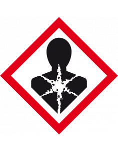 GHS08 gezondheidsgevaar sticker, rood wit