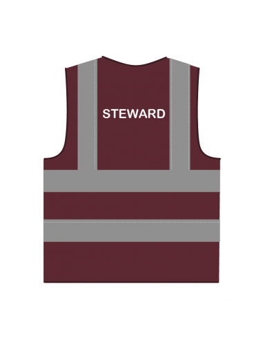 Steward hesje RWS bordeauxrood