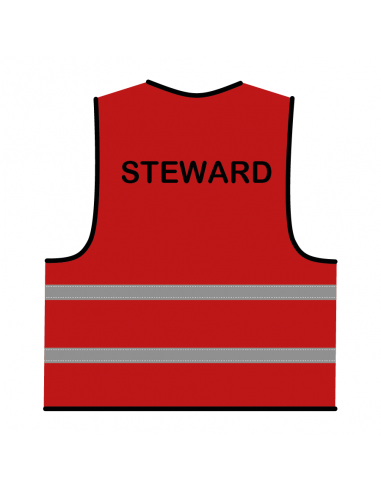 Steward hesje rood