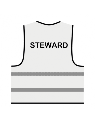 Steward hesje wit