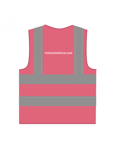 Verkeersregelaar hesje RWS roze