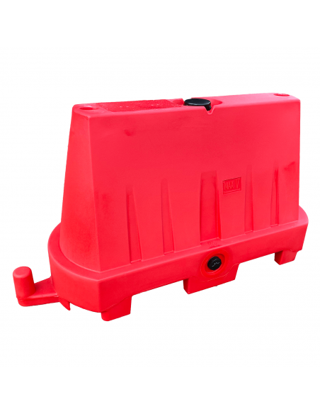 Kunststof barrier, 1000 x 600 mm, 32 liter, rood