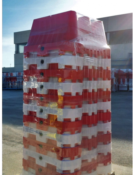 Pallet kunststof barriers, 1000 x 800 mm