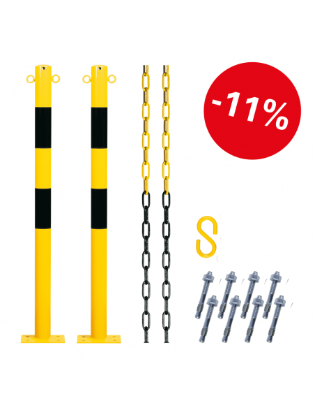 Rampaal voordeelset Duo met voetplaat