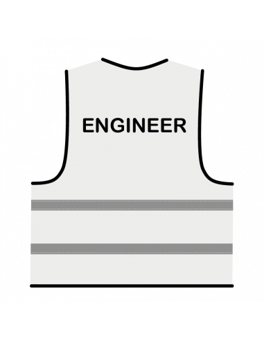 Engineer hesje wit