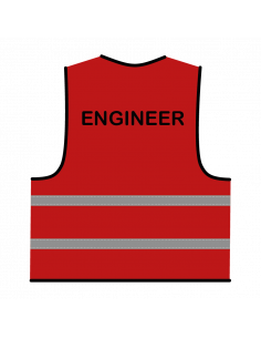 Engineer hesje rood