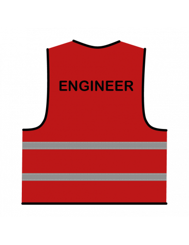 Engineer hesje rood