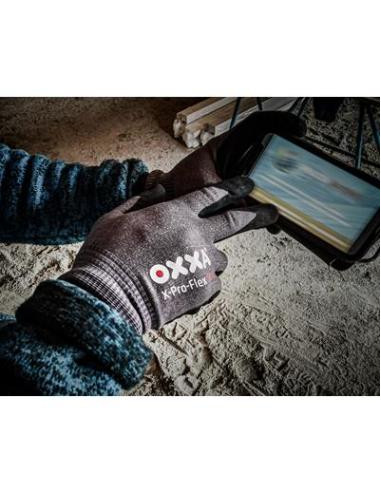 OXXA X-Pro-Flex Ultra 51-293 werkhandschoen ook om op touch apparaten te gebruiken
