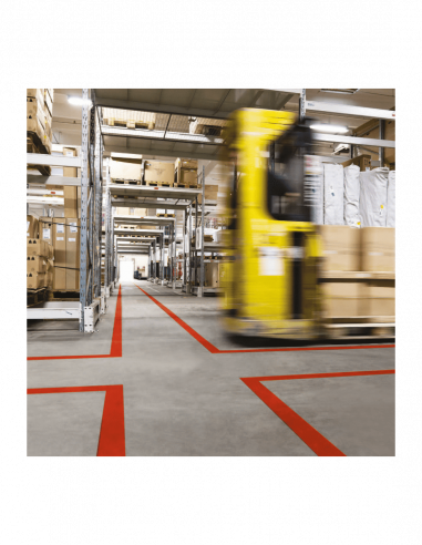 Vloermarkeringstape standaard, rood