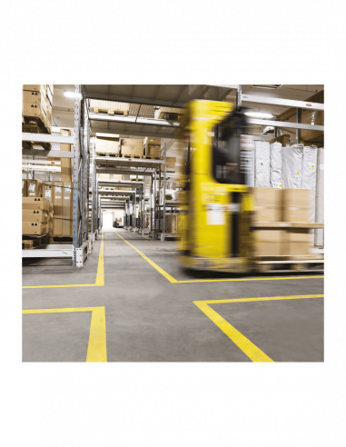 Vloermarkeringstape standaard, geel