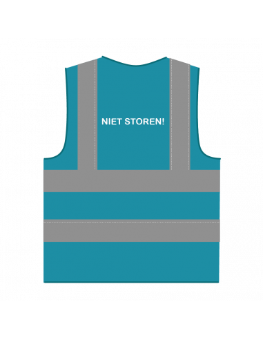 Niet storen hesje RWS lichtblauw