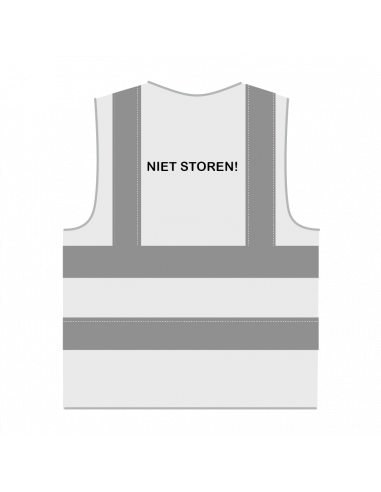 Niet storen hesje RWS wit
