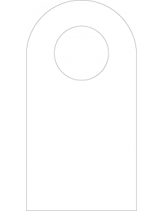 Label rond, wit, beschrijfbaar