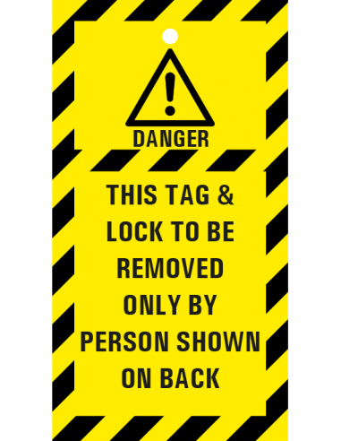 Tag & lock to be removed only by waarschuwingstag