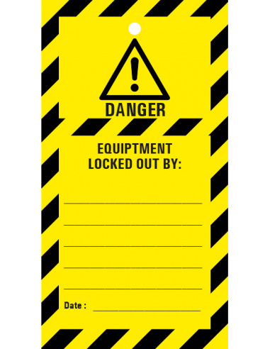 Equipment locked out by waarschuwingstag